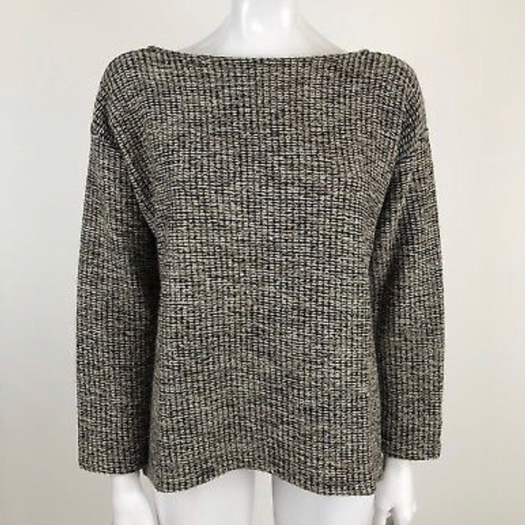 ASOS Size 6 Tweed Caged Open Back Hi Lo Top - Picture 1 of 6